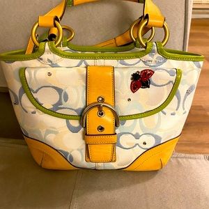 Limited Edition Vintage Coach Ladybug Bag